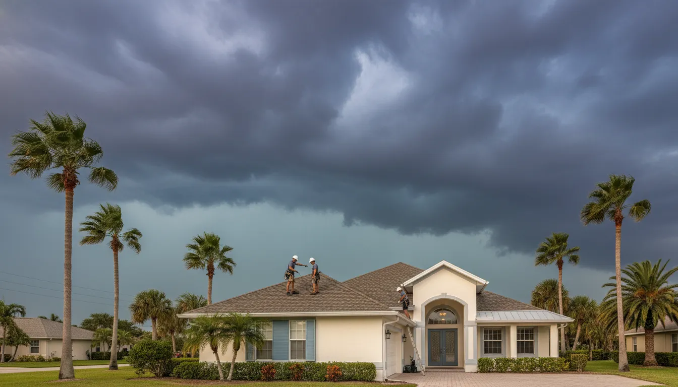 Florida roof inspection before storm season